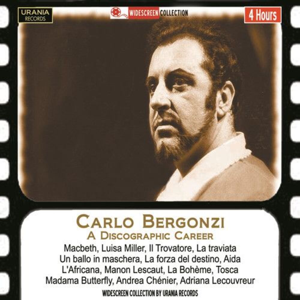 Carlo Bergonzi - Discographic Career  CD
